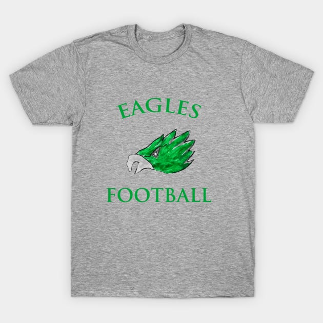 Philadelphia Eagles Logo Drawing T-Shirt by Kids’ Drawings 